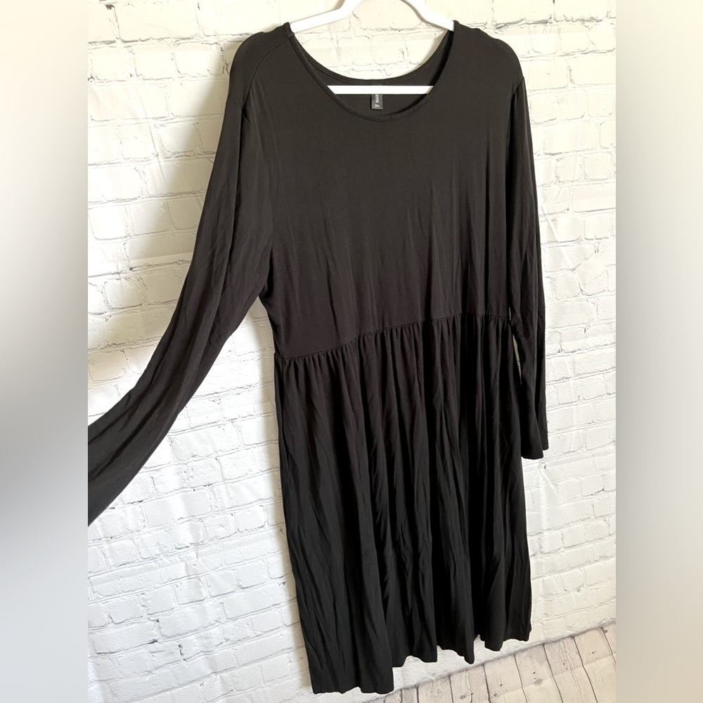 3x Long Sleeve T-Shirt Dress